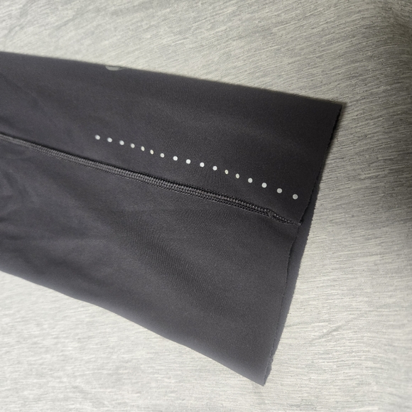 Lululemon Grey Fast Free Crop Reflective Leggings with Pockets Size 4 - Picture 7 of 10